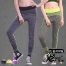 雅格-緊身運動褲 炫彩活力體適能健身速乾緊身運動褲3件組 FREE/加大(黑色/綠色/紫色)